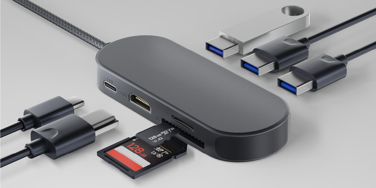 Uniwersalny rozgałęźnik złącza USB-C